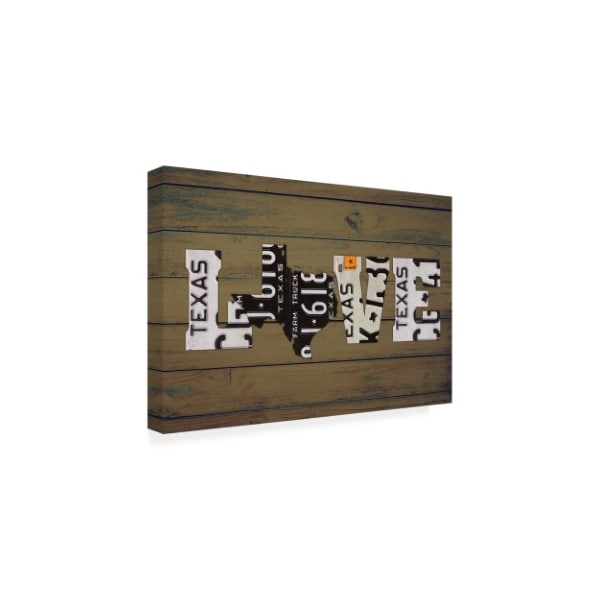 Design Turnpike 'Texas State Love' Canvas Art,16x24